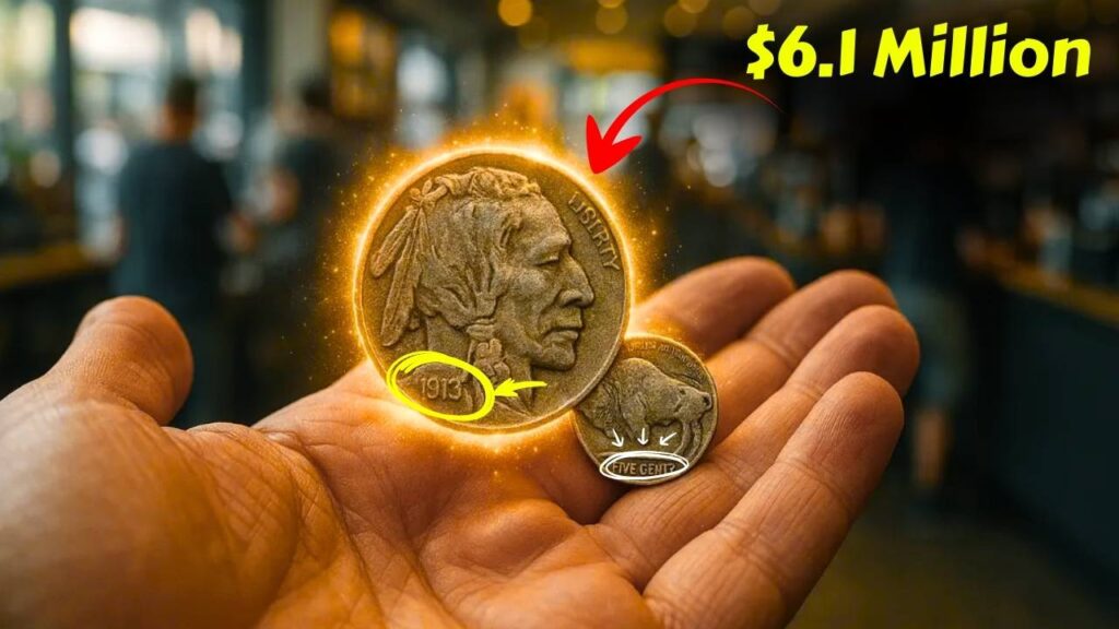 Rare Buffalo Nickel Valued at $6.1 Million May Still Be Circulating Today
